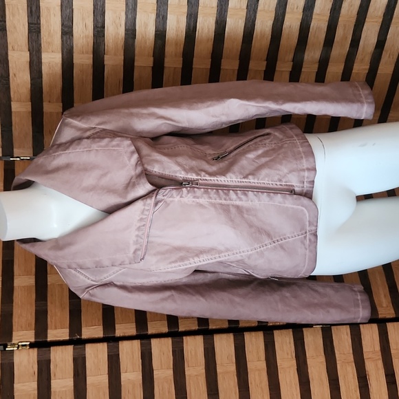 Bagatelle mauve bomber jacket - Picture 2 of 11